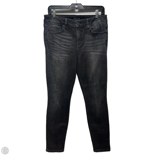 Jeans Skinny By Level 99 In Black, Size: 12