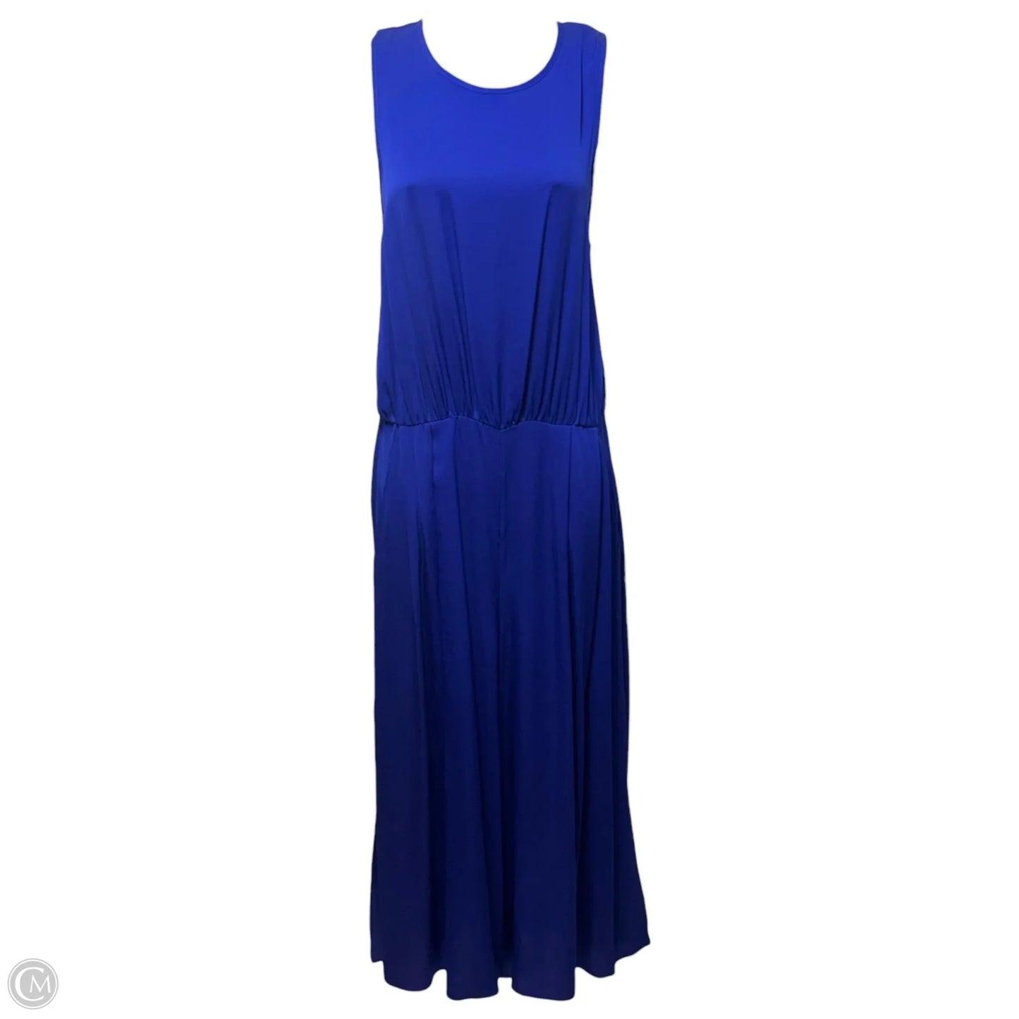 Silk Jumpsuit Designer By Milly In Blue, Size: 6