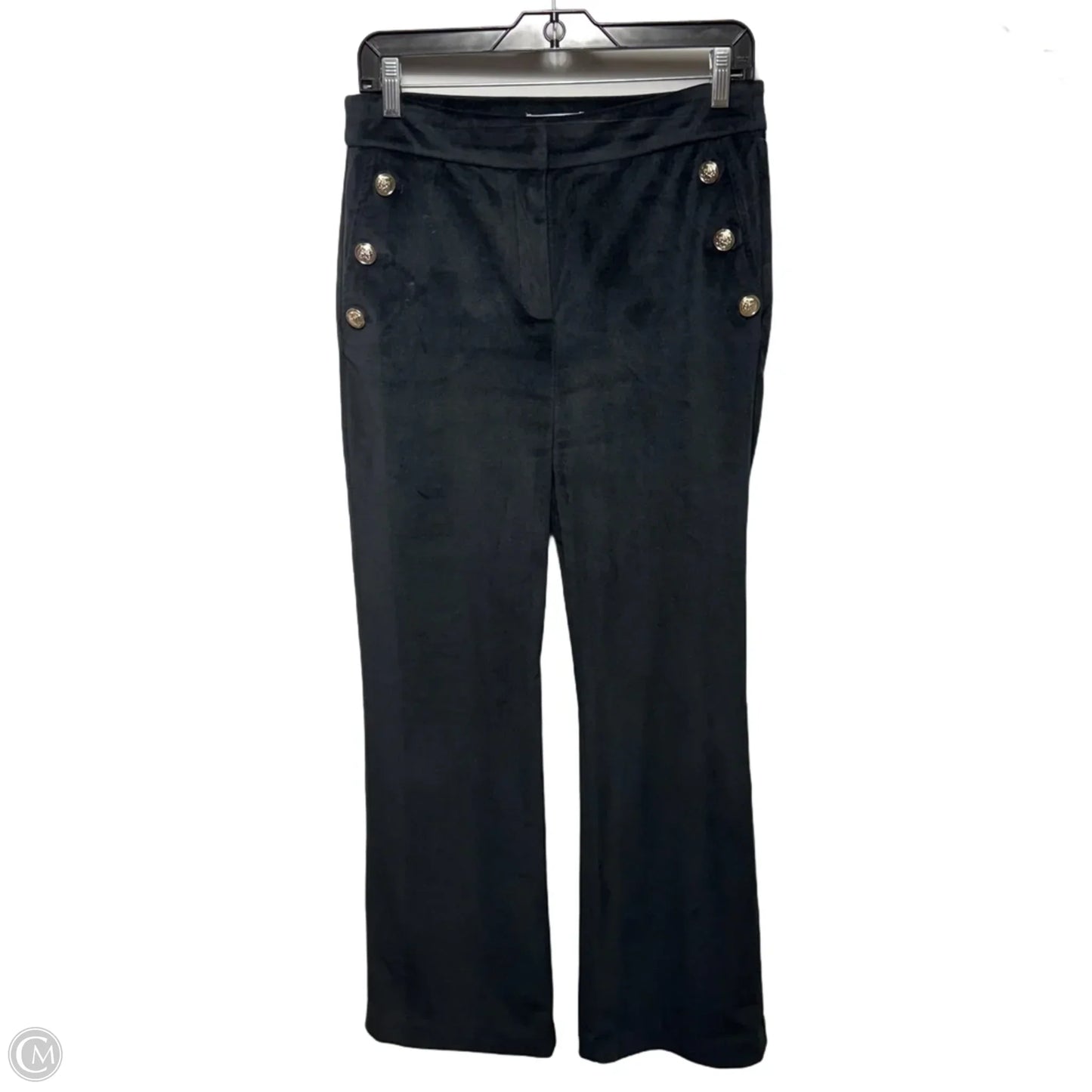 Velvet Sailor Pants By Maison Damelie X Anthropologie In Black, Size: 6