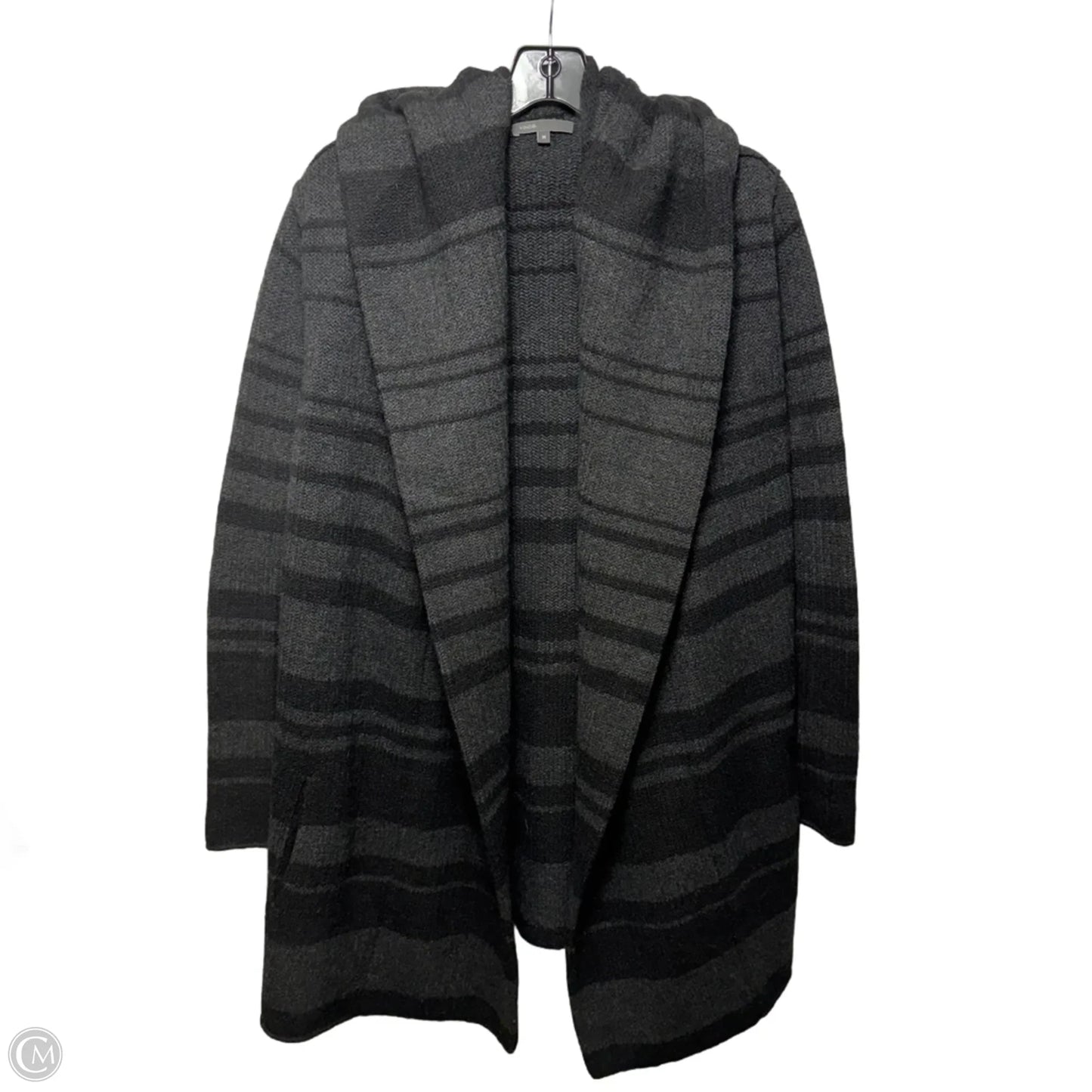 Yak & Wool Sweater Cardigan By Vince In Grey, Size: M