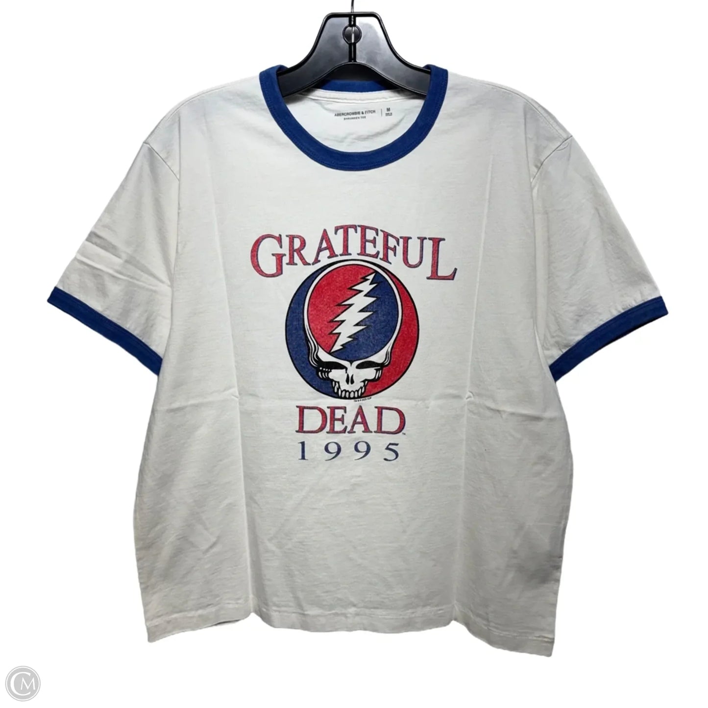 Grateful Dead Shrunken Tee Short Sleeve By Abercrombie And Fitch In White, Size: M MEN’S