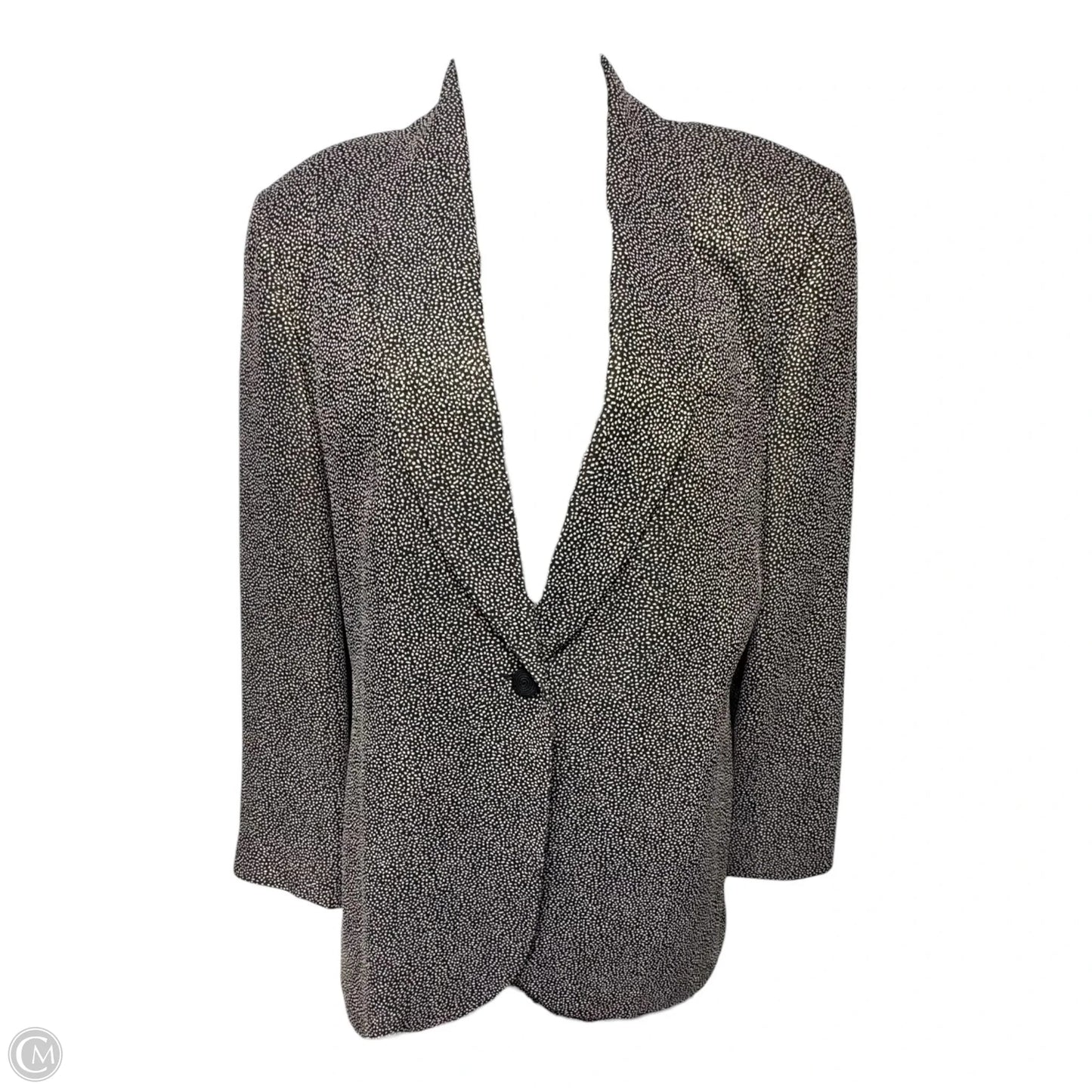 Vintage 3pc Suit By Tamotsu New York In Black & Gold, Size: S