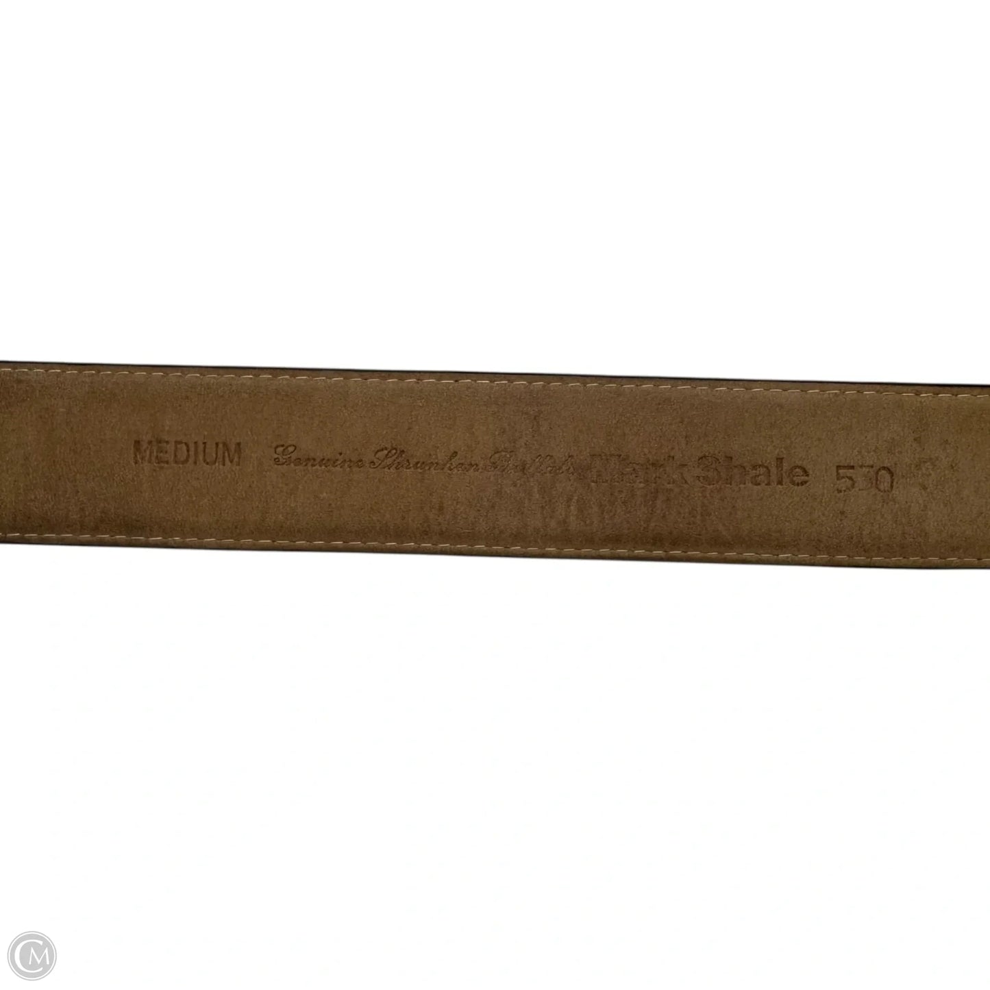 Buffalo Belt Leather By Mark Shale, Size: Medium