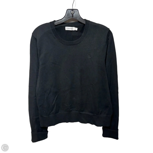 Sweater By Calvin Klein In Black, Size: Xl