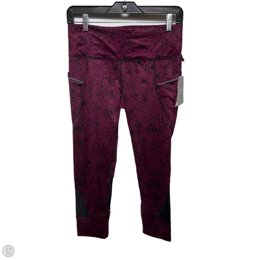 Floral Garden Relay 2.0 Capri Athletic Leggings By Athleta In Floral Pattern, Size: S