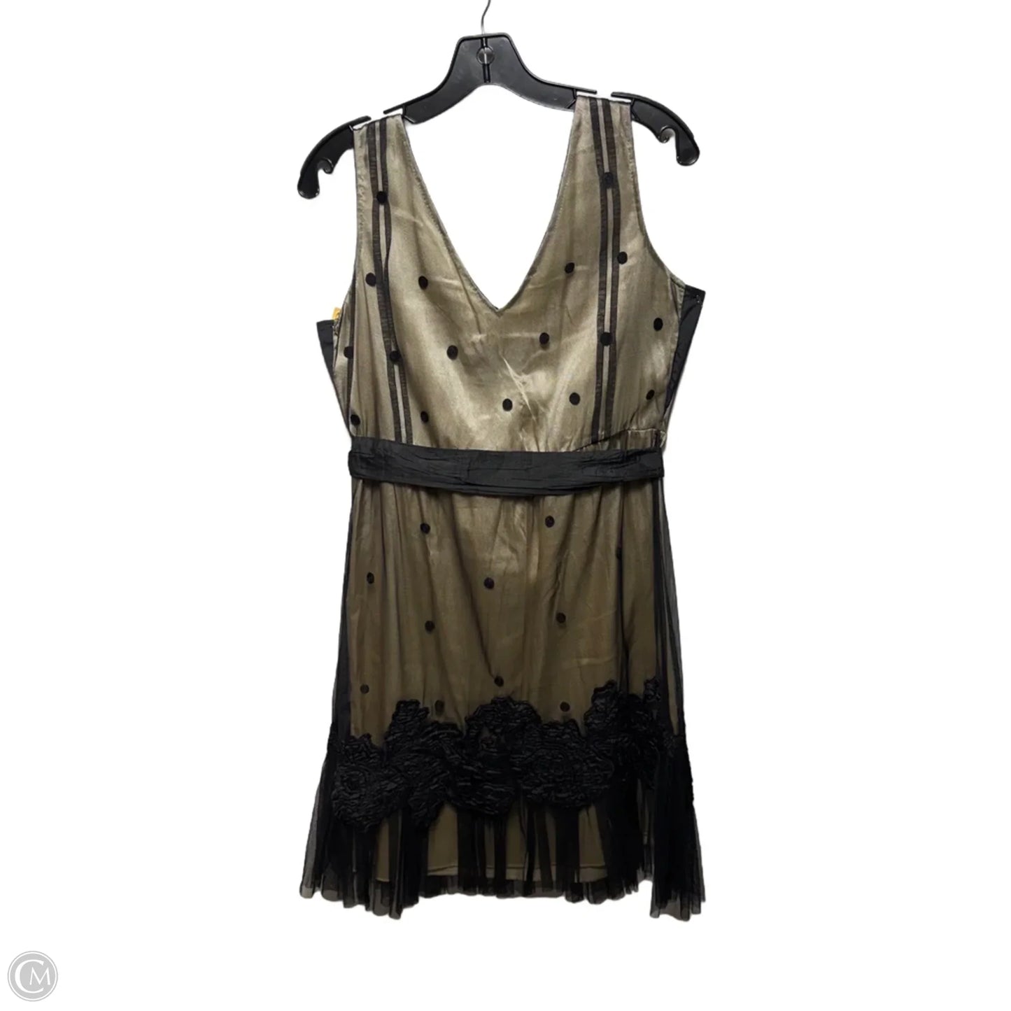 Mesh & Lace Cocktail Dress By Yoana Baraschi X Anthropologie In Black, Size: 6