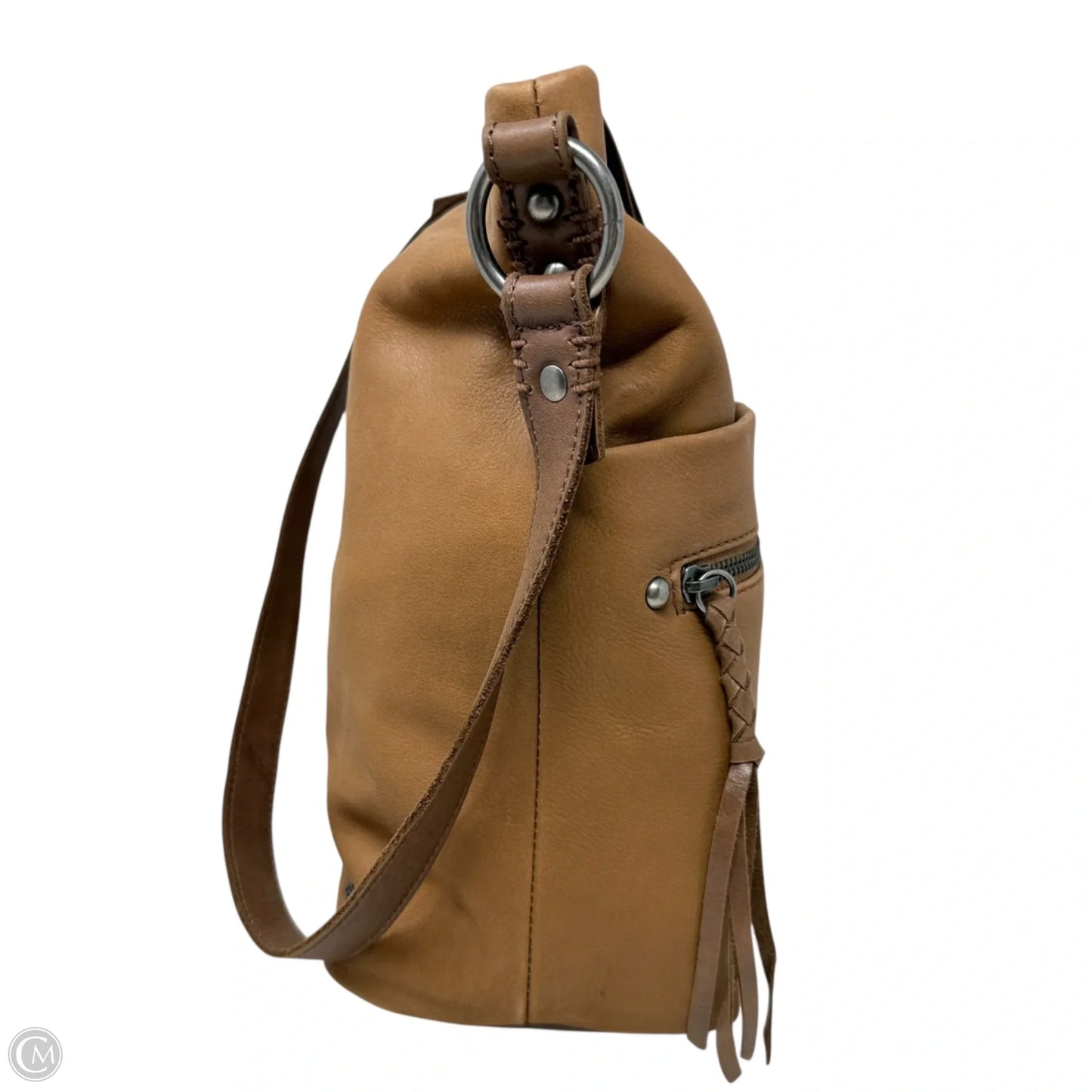 Handbag Leather By The Sak, Size: Medium