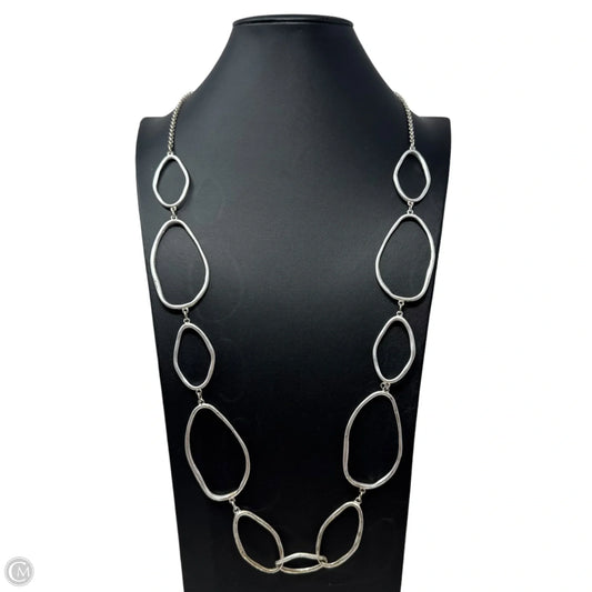 Abstract Oval Necklace Long By The Sak