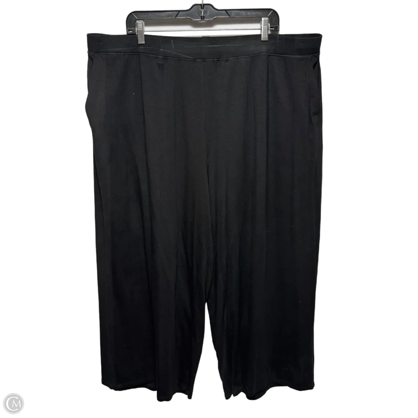 Pants Wide Leg By Eileen Fisher In Black, Size: 3x