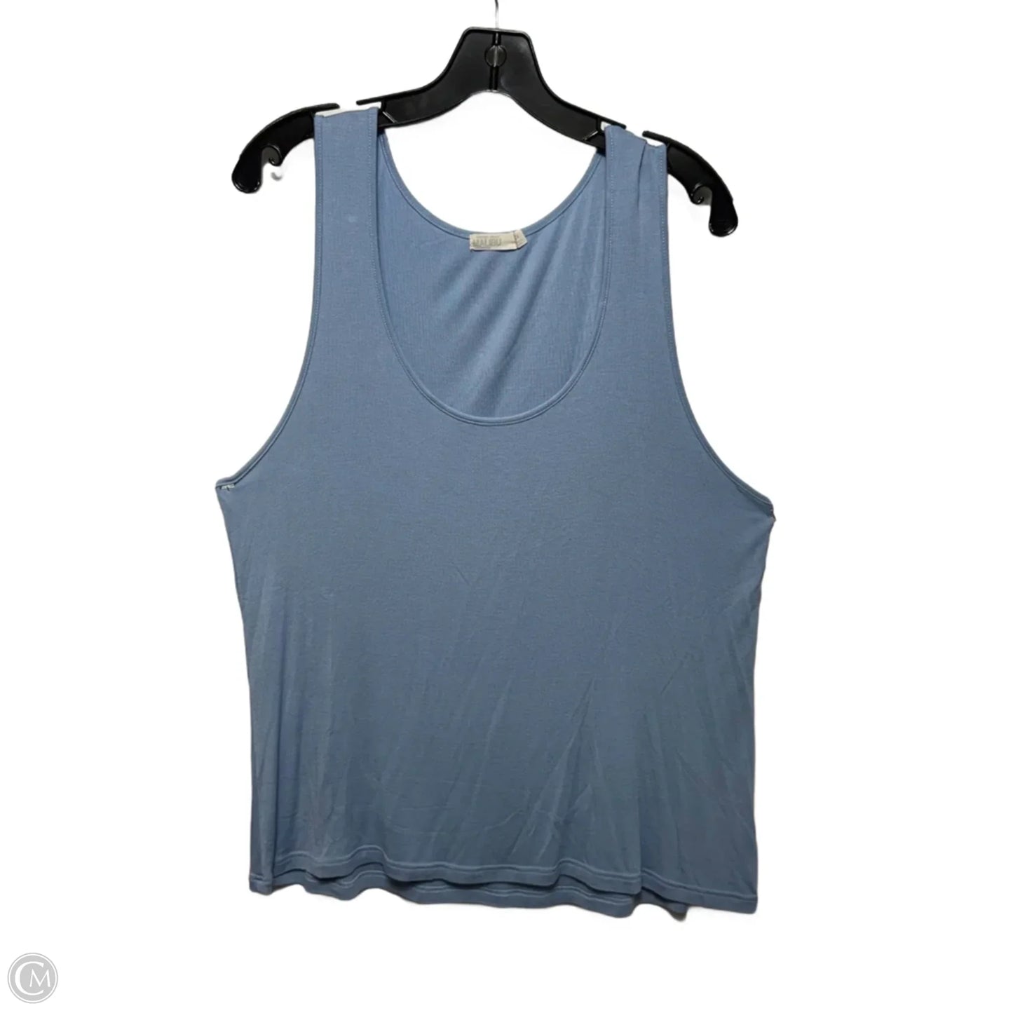 Malibu Collection Butterchic Knit Tank By Barefoot Dreams In Blue, Size: 2X