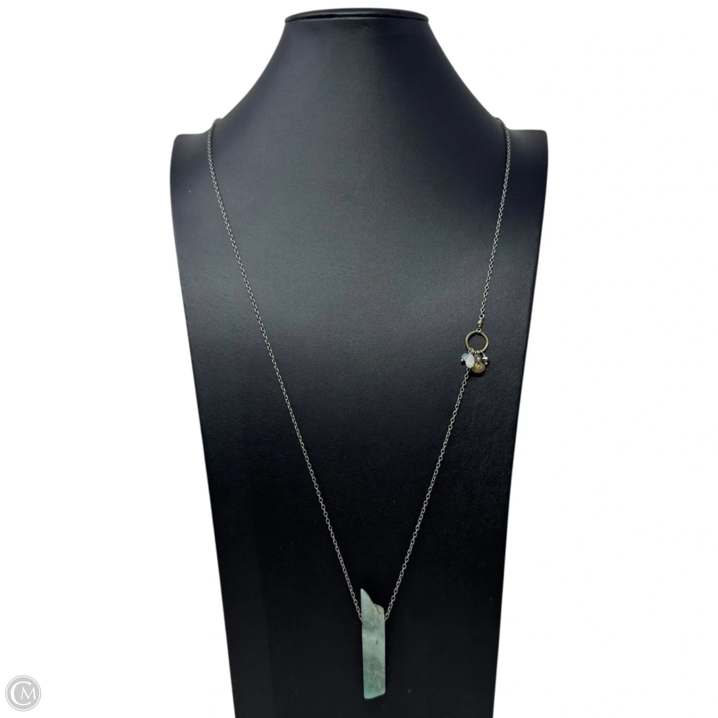 Blue Gem Long Necklace By Original Hardware