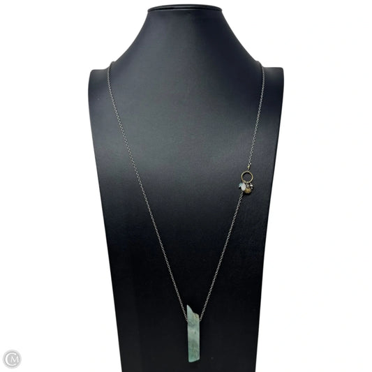 Blue Gem Long Necklace By Original Hardware