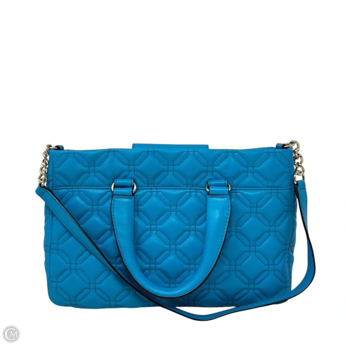 Astor Court Lila Quilted Leather Shoulder Bag  Designer By Kate Spade, Size: Medium