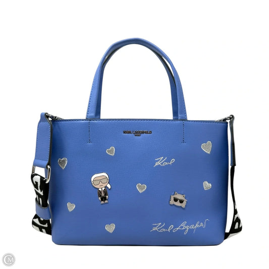 Maybelle Satchel Designer By Karl Lagerfeld, Size: Medium
