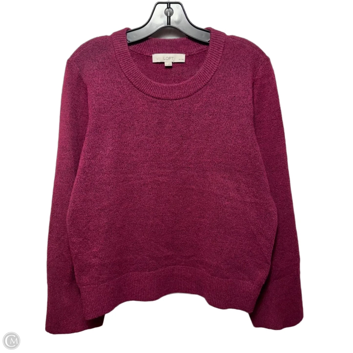 Sweater By Loft In Maroon, Size: Lp