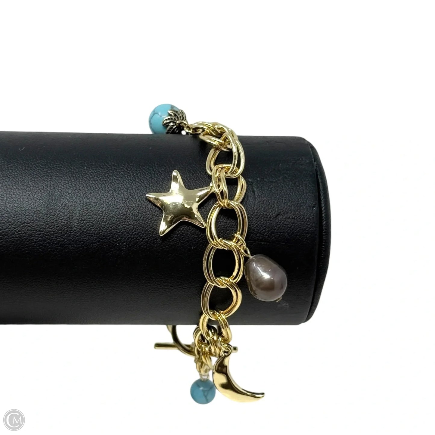 Celestial Motif Freshwater Pearl Charm Bracelet By Camila Coelho
