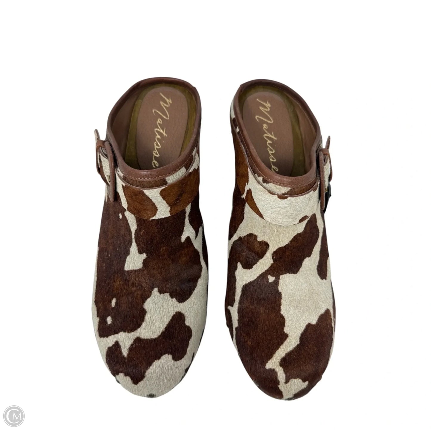 Stevie Cowhide Clogs By Matisse In Animal Print, Size: 10