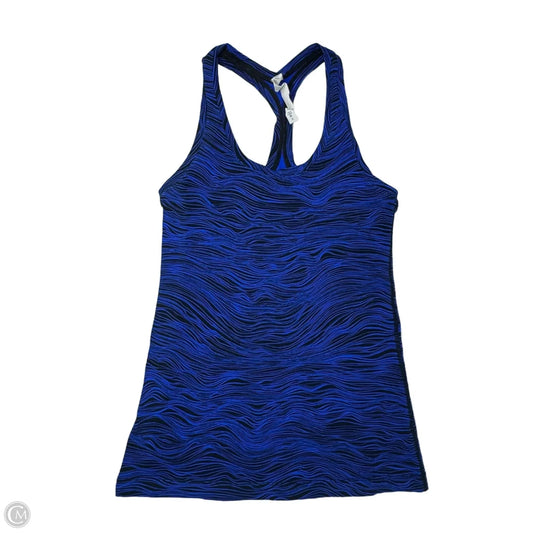 Athletic Tank Top By Lululemon In Blue, Size: 6
