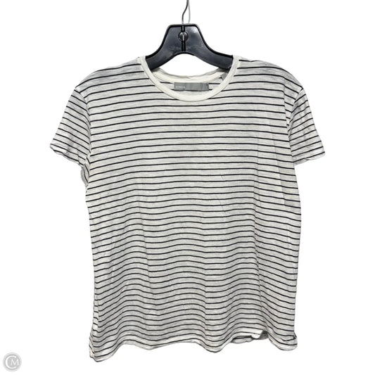 Top Short Sleeve Basic By Vince In Striped Pattern, Size: Xs