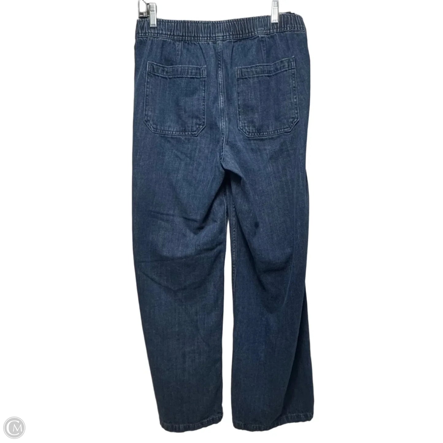 Jeans Wide Leg By Gap In Blue Denim, Size: S