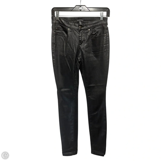 Coated Jeans Skinny By Eileen Fisher In Black, Size: 0