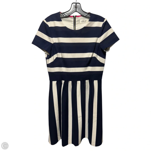 Dress Casual Midi By Eliza J In Striped Pattern, Size: 10