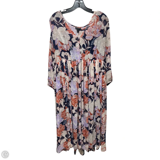 Dress Casual Maxi By Torrid In Floral Print, Size: 1x
