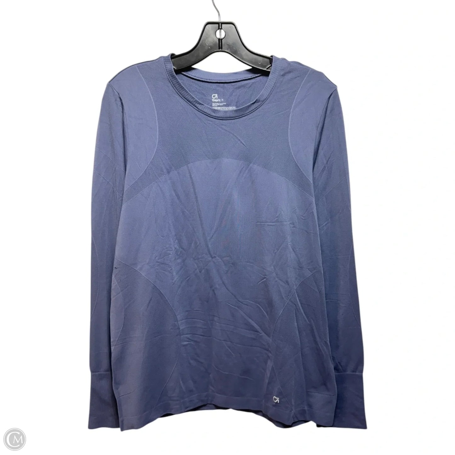 Athletic Top Long Sleeve Crewneck By Gapfit In Purple, Size: Xl