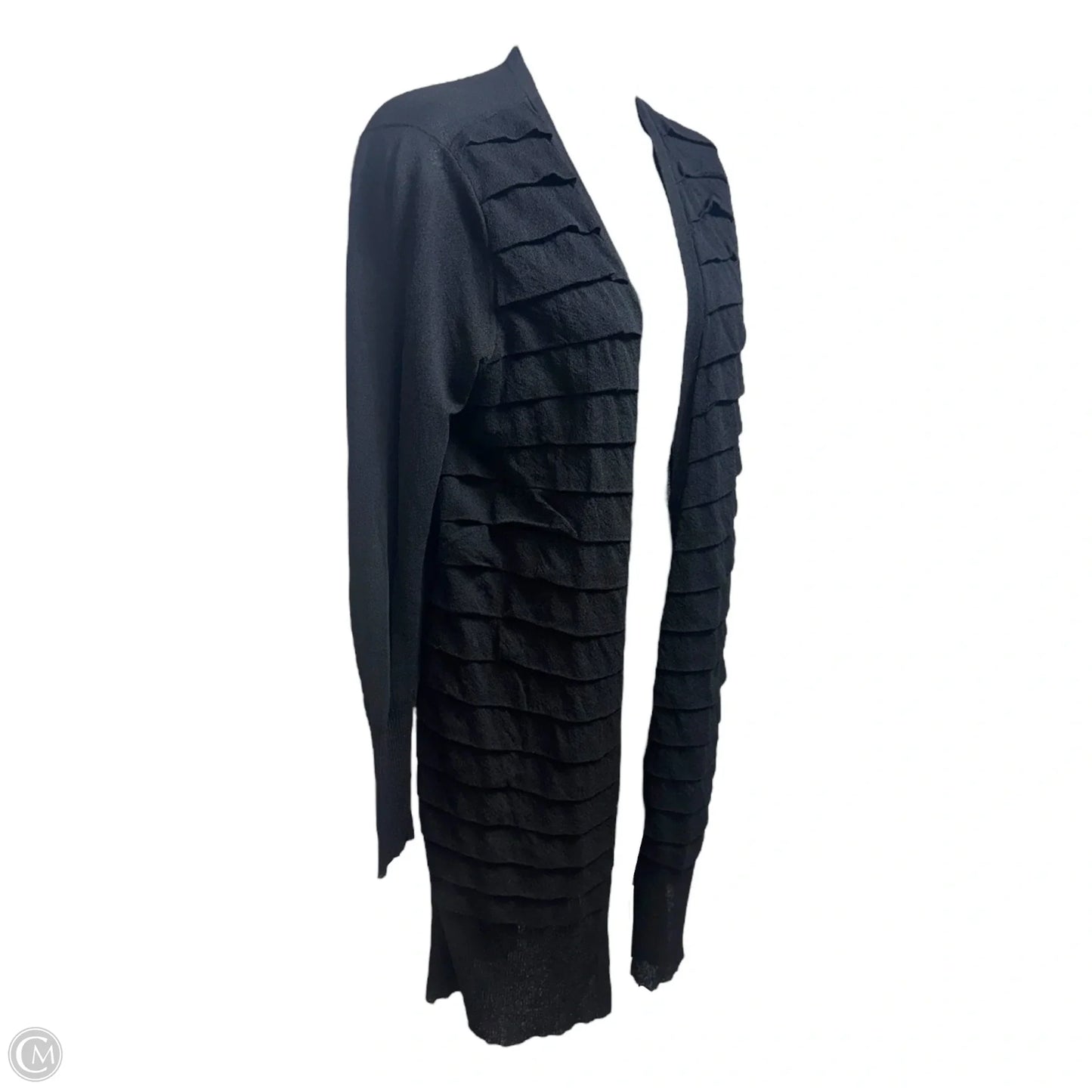 Sweater Cardigan By Eileen Fisher In Black, Size: Xs