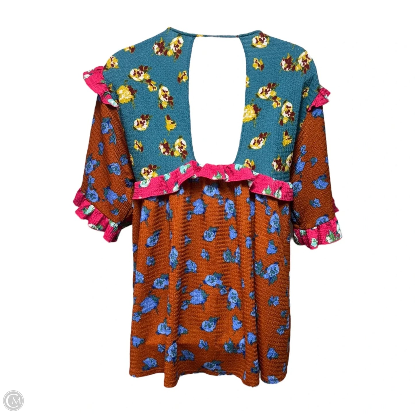 Ruffled Sleep Mini Dress By Anthropologie In Multi-colored, Size: M