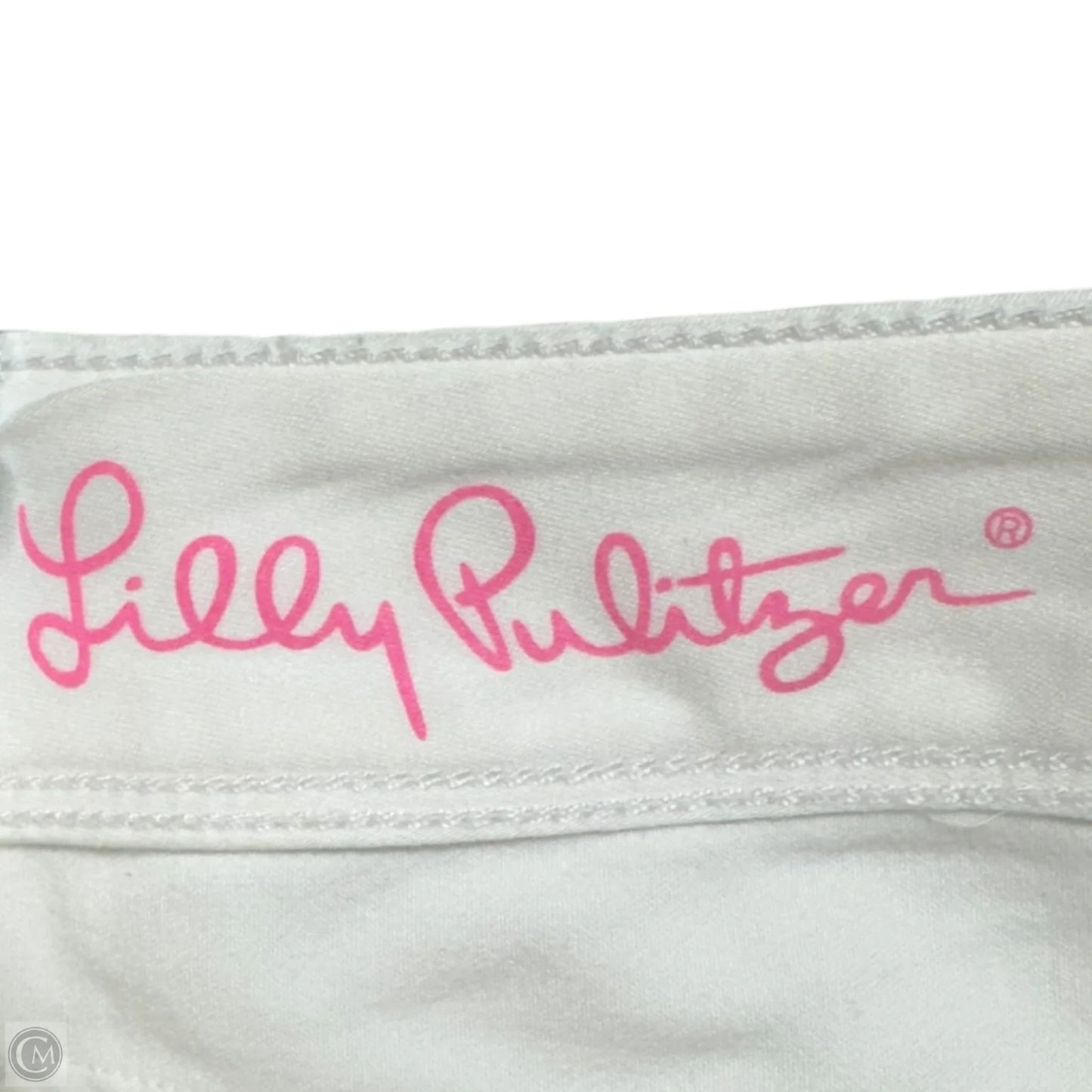 Worth Skinny Jeans Designer By Lilly Pulitzer In Resort White, Size: 0
