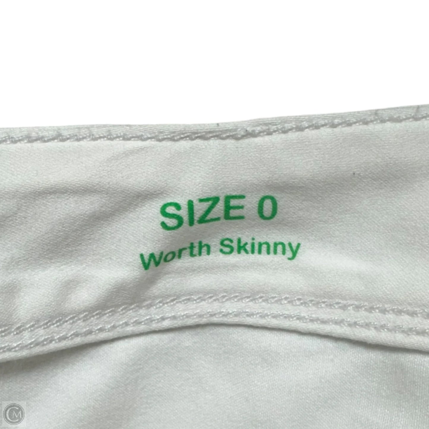 Worth Skinny Jeans Designer By Lilly Pulitzer In Resort White, Size: 0