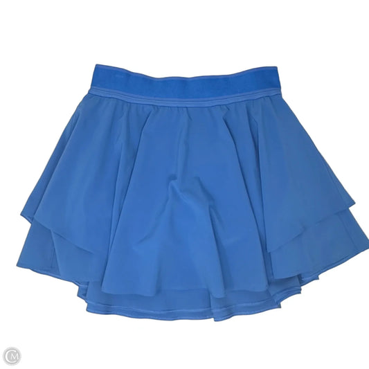 Athletic Skort By Lululemon In Blue, Size: 6