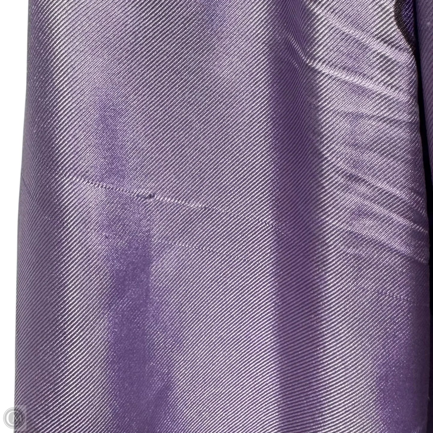 AS IS Scotland Ruffle Collar Wrap Dress By Elizabeth Mckay In Purple, Size: 6