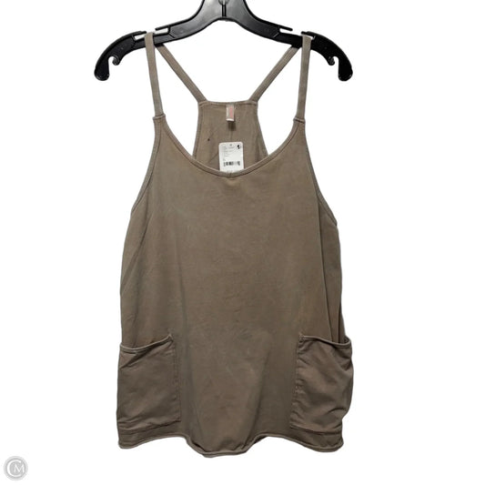 Romper By Free People In Taupe, Size: Xl
