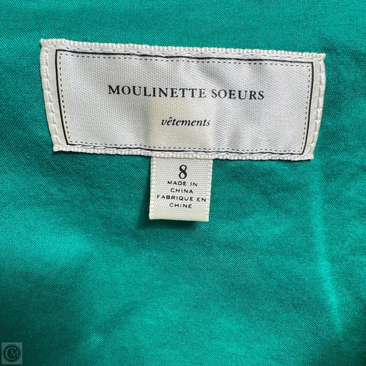 Cotton Shirt Dress By Moulinette Soeurs In Green, Size: 8