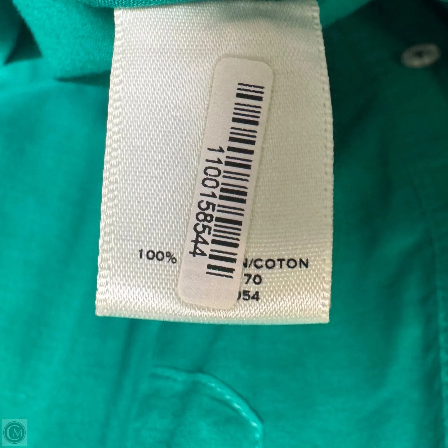 Cotton Shirt Dress By Moulinette Soeurs In Green, Size: 8