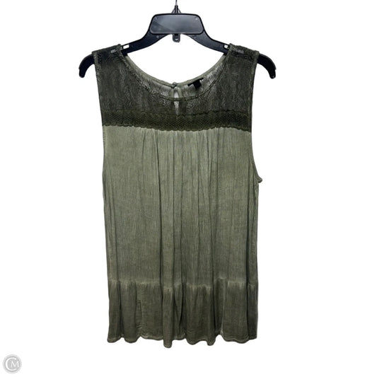 Top Sleeveless By Torrid In Green, Size: 3x