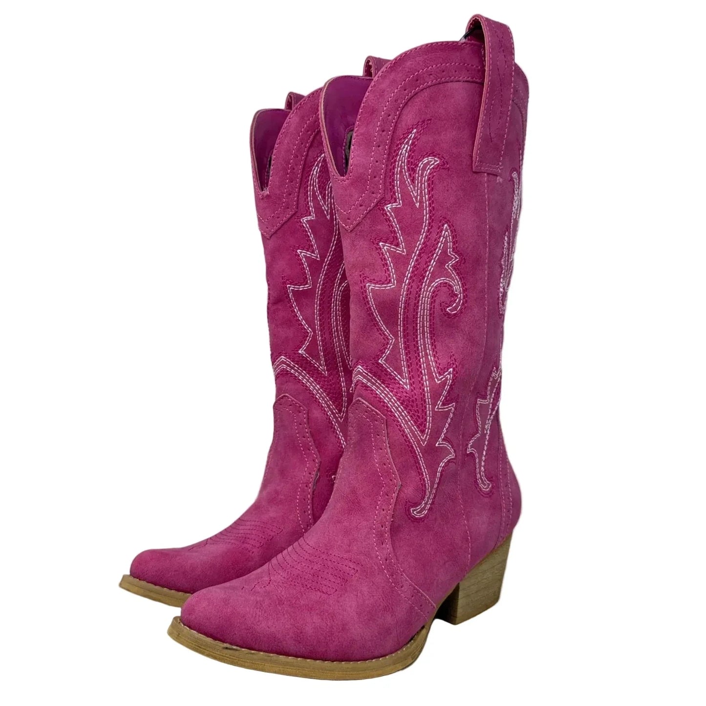 Boots Western By Rollda In Pink, Size: 7.5