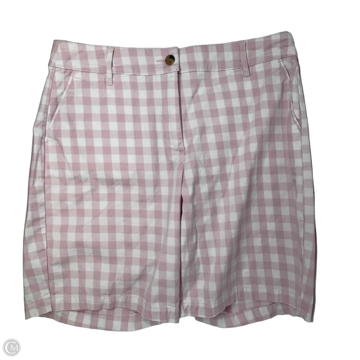 Shorts By Kim Rogers In Checkered Pattern, Size: 12