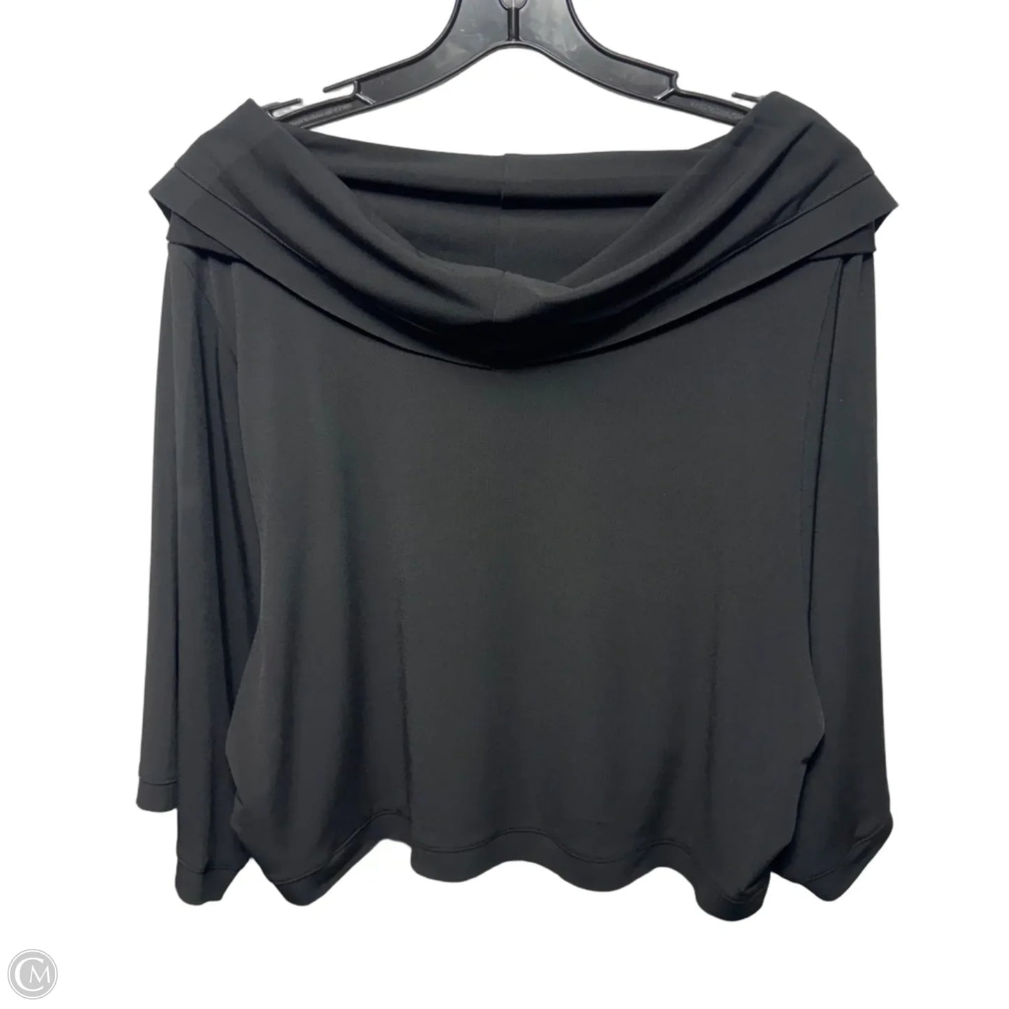 Microfiber Top 3/4 Sleeve By Planet In Black, Size: OSFM
