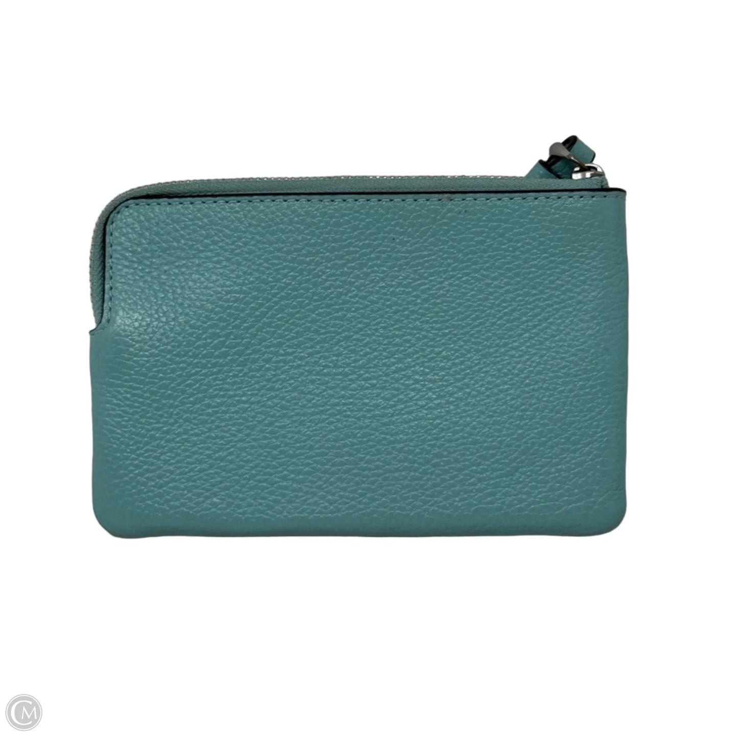 Corner Zip Wristlet Designer By Coach, Size: Small