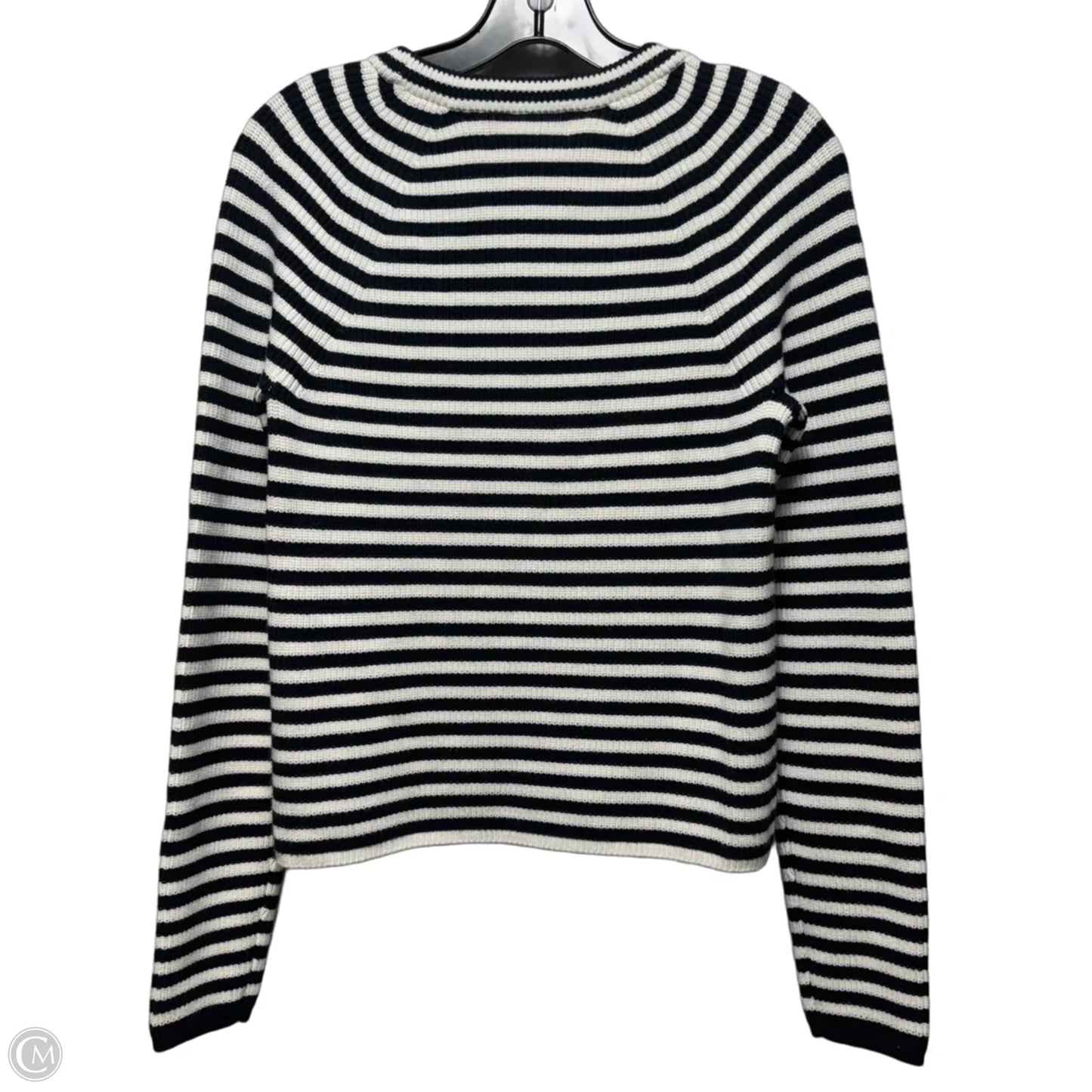 Sweater By Banana Republic In Striped Pattern, Size: M