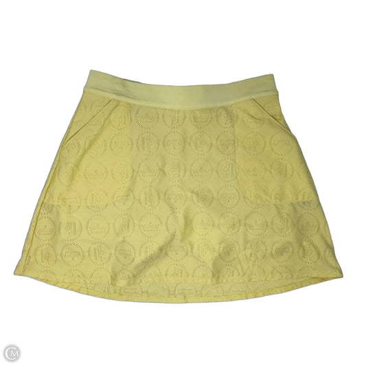 Athletic Skort By Peter Millar In Yellow, Size: S