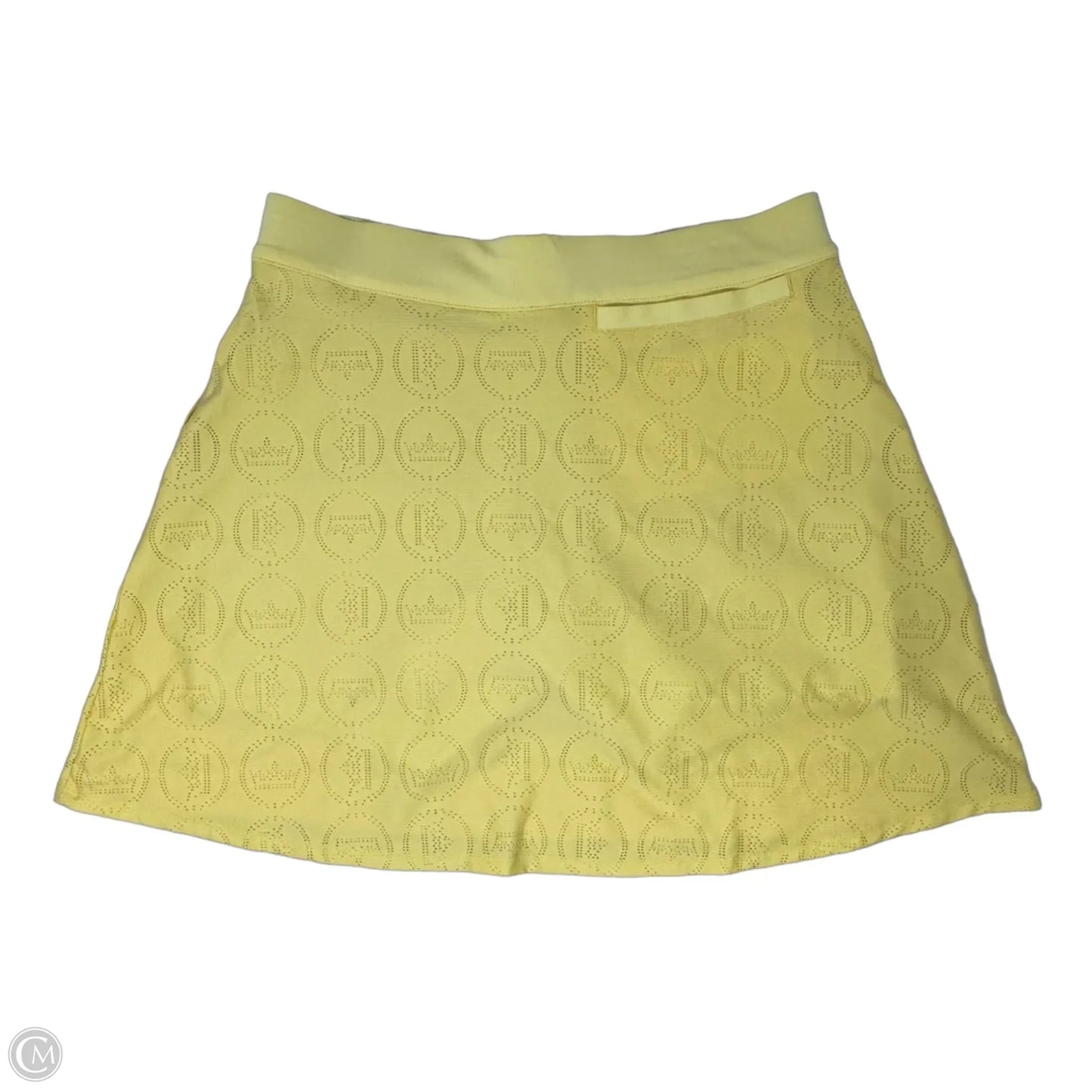 Athletic Skort By Peter Millar In Yellow, Size: S