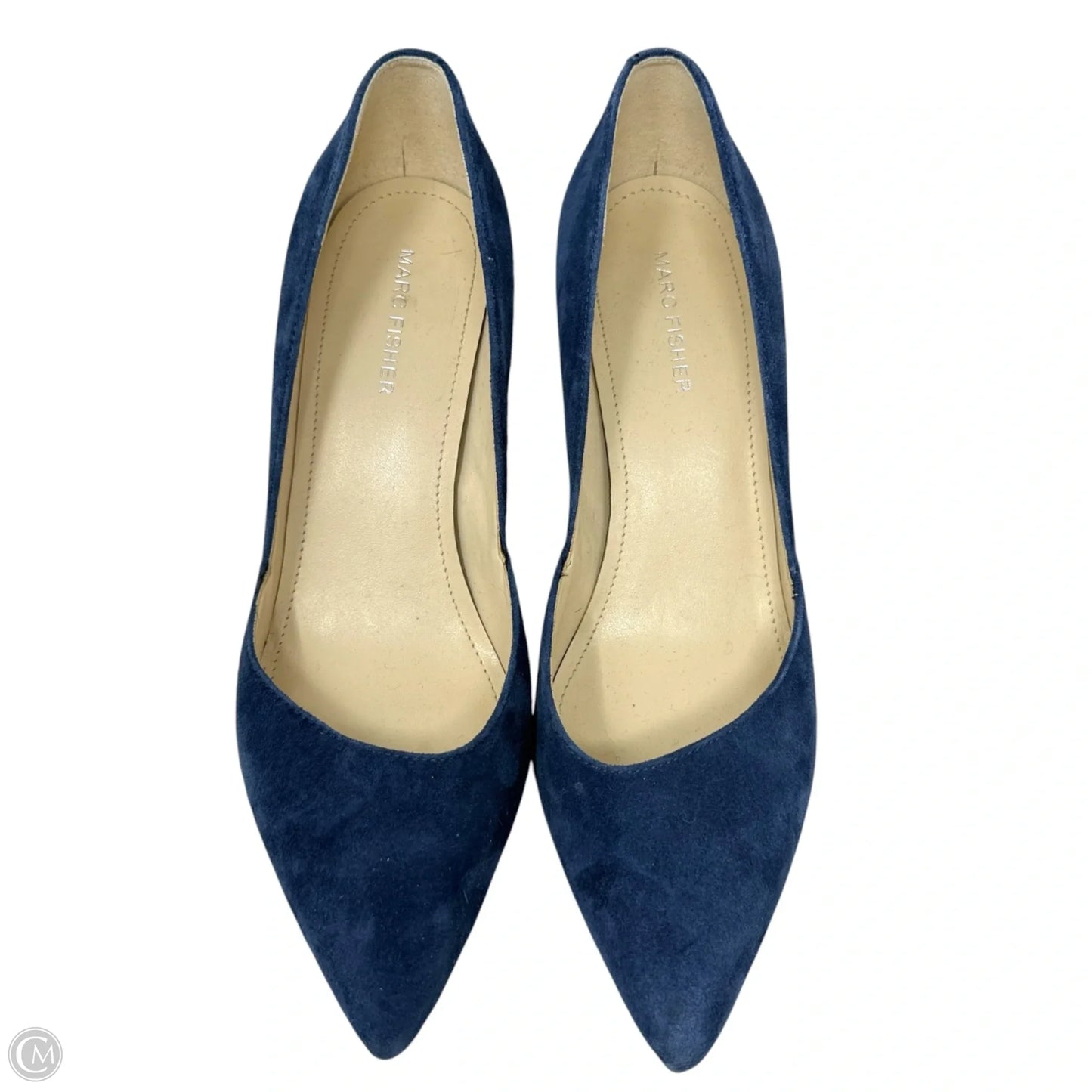 Tuscany Suede Pumps By Marc Fisher In Blue, Size: 8.5
