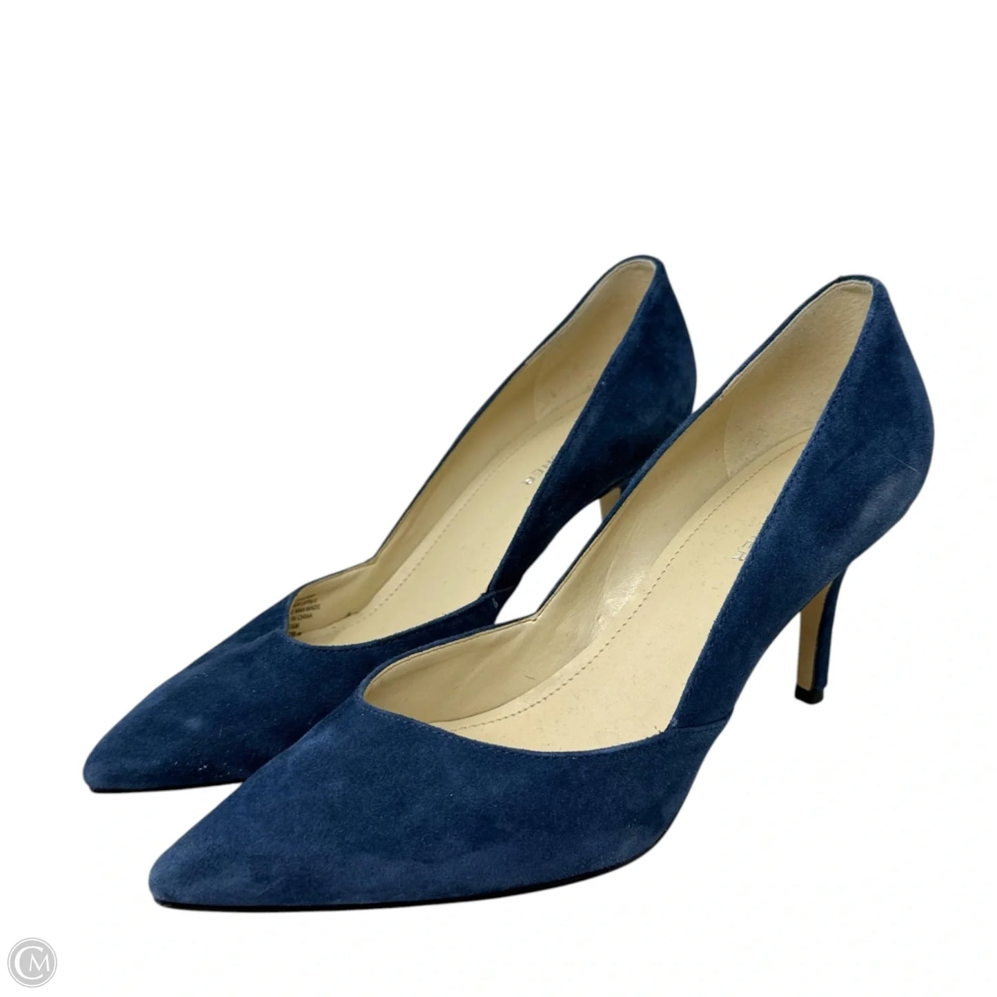 Tuscany Suede Pumps By Marc Fisher In Blue, Size: 8.5
