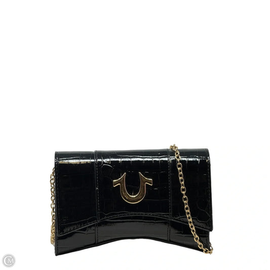 Faux Croc Leather Chain Bag By True Religion, Size: Small
