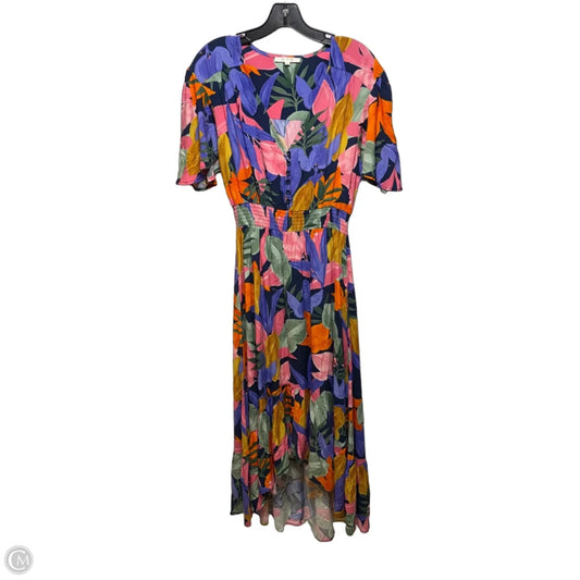 Tropical Leonard High Low Maxi Dress By Abel The Label In Floral Print, Size: M