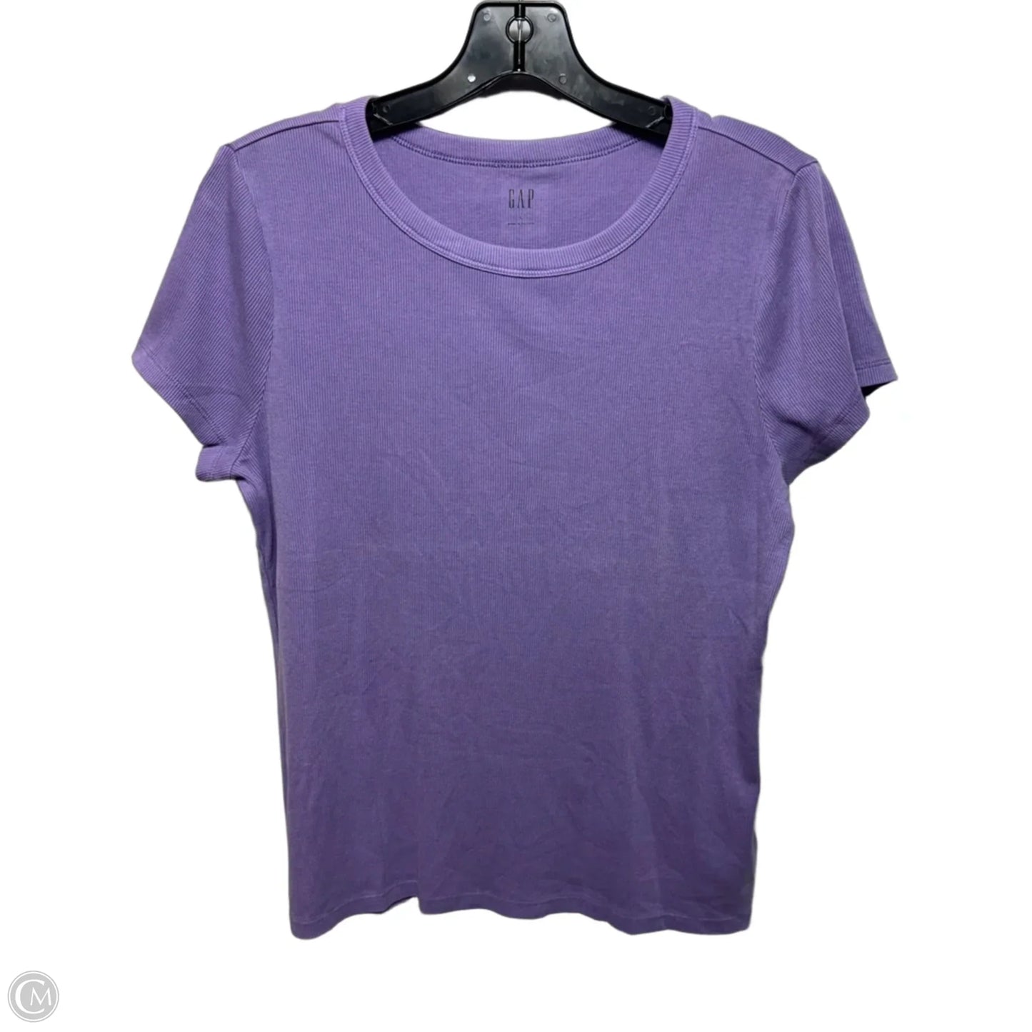 Top Short Sleeve By Gap In Purple, Size: L